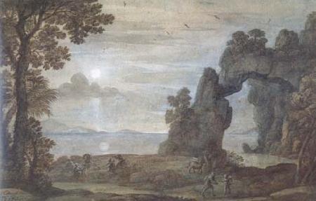 Claude Lorrain Perseus and the Origin of Coral (mk17) oil painting picture